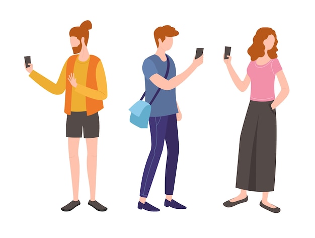 Aantal jongeren met behulp van smartphones