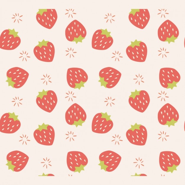 Aardbeien patroon ontwerp