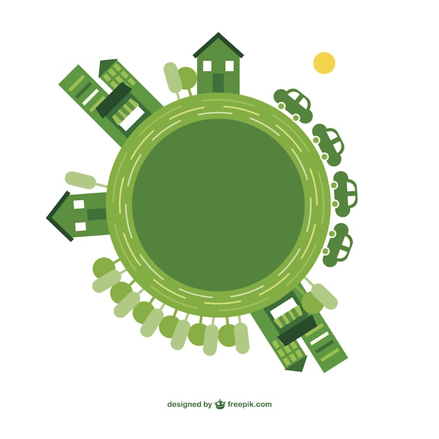 Gratis vector aarde dag ecologie vector