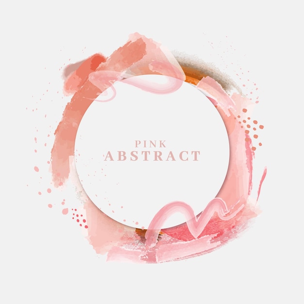 Gratis vector abstract aquarel frame-ontwerp