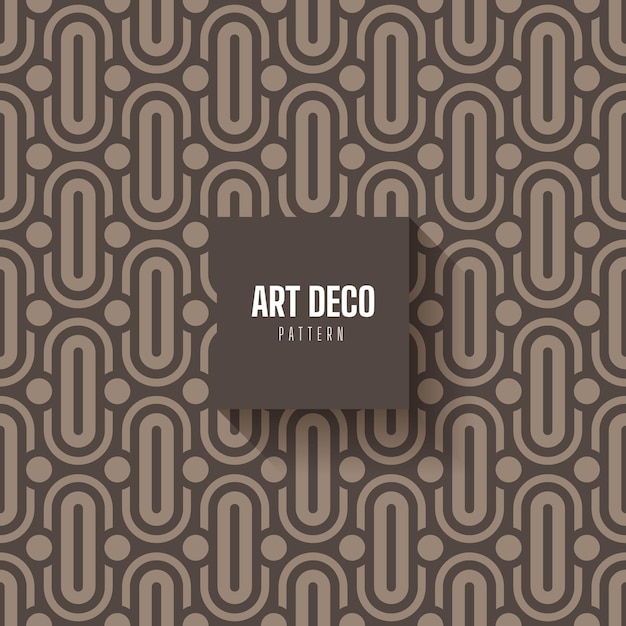 Gratis vector abstract art deco patroon