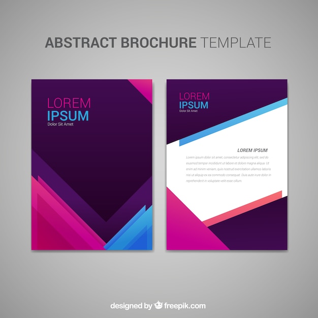 Abstract brochure template