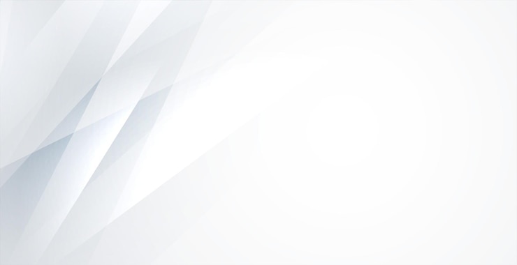Gratis Vector abstract en eenvoudig wit achtergrondbanner met lege ruimte