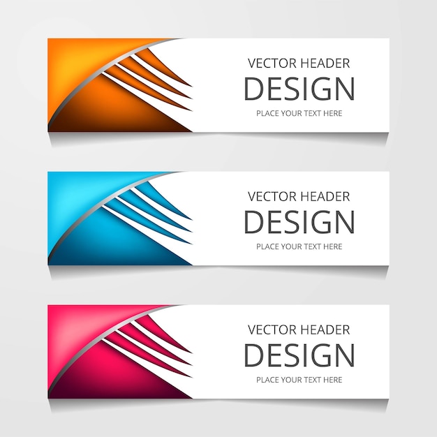 Abstract geometrisch ontwerp banner websjabloon vectorillustratie