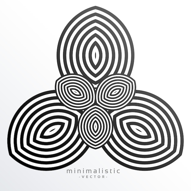 abstract minimale vorm vector background