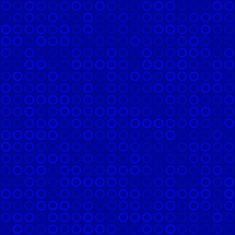 Abstract naadloos patroon van kleine ringen of pixels in blauwe kleuren