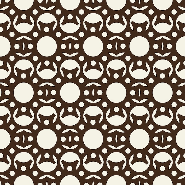 Abstract naadloos zwart-wit patroon