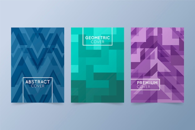 Abstract ontwerp geometrische dekking collectie