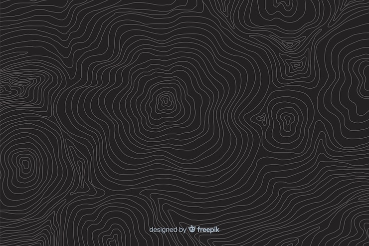 Gratis Vector abstract ontwerp van topografische lijnenachtergrond
