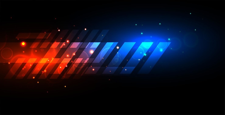 Gratis Vector abstract snelheidslichtontwerp als achtergrond