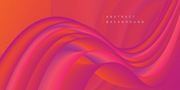 Abstract Vloeibaar Neon Kleur 3D Effect Zakelijk Achtergrond Banner Ontwerp Multifunctioneel