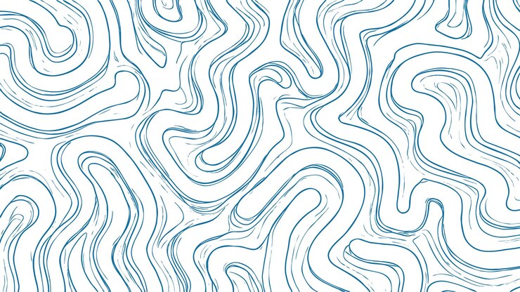Gratis Vector abstract wervellijnpatroon