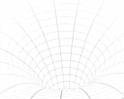 Gratis vector abstract wormgat of tunnel wireframe lay-out grafisch ontwerp