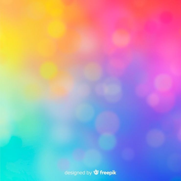 Gratis Vector abstracte achtergrond in bokeh stijl