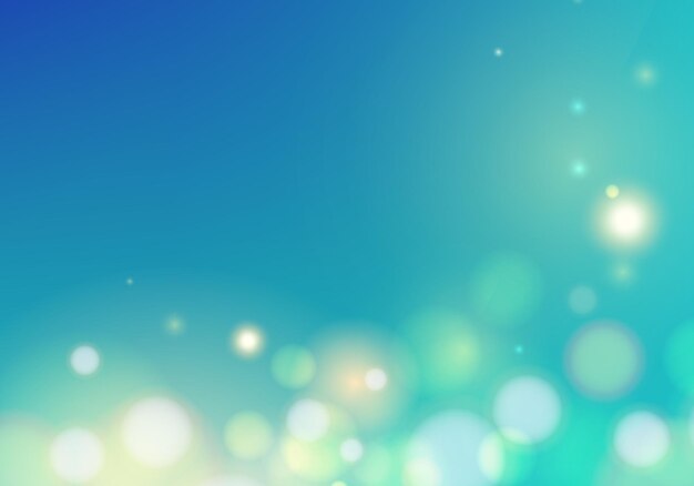 Abstracte achtergrond met golven en gloed. Vectorillustratie op een blauwe achtergrond.