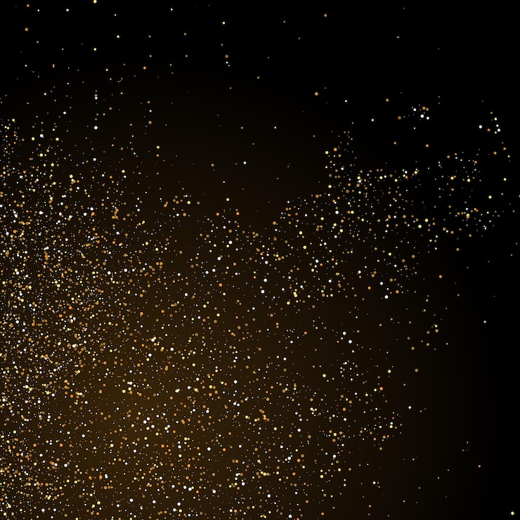 Gratis Vector abstracte achtergrond met goudglitter explosie-effect