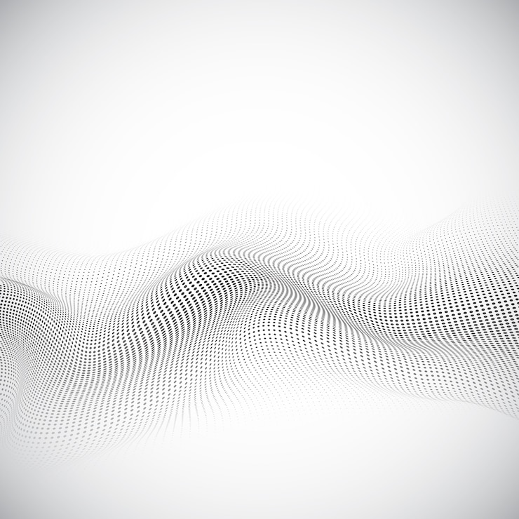 Gratis Vector abstracte achtergrond met moderne stippen ontwerp