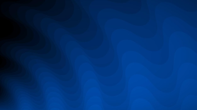 Abstracte achtergrond van golvende lijnen in blauwtinten