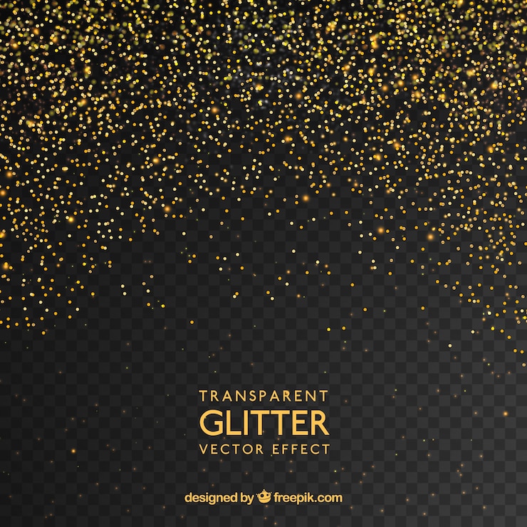 Gratis Vector abstracte achtergrond van gouden glitter