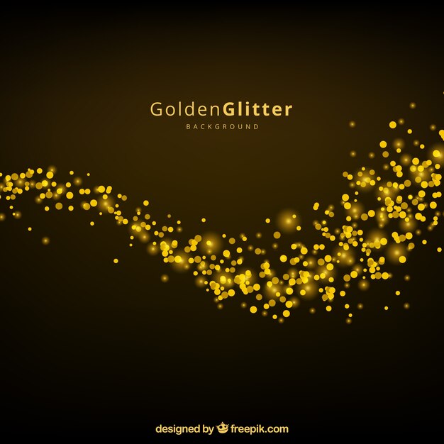 Abstracte achtergrond van gouden glitter