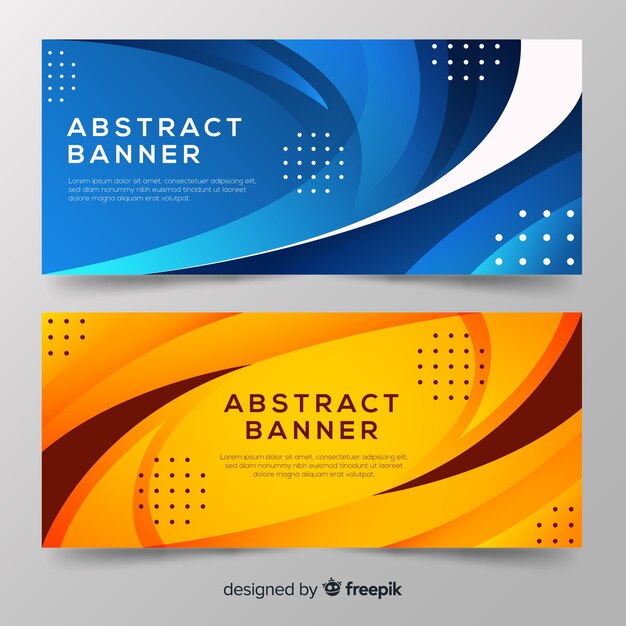 Abstracte banner