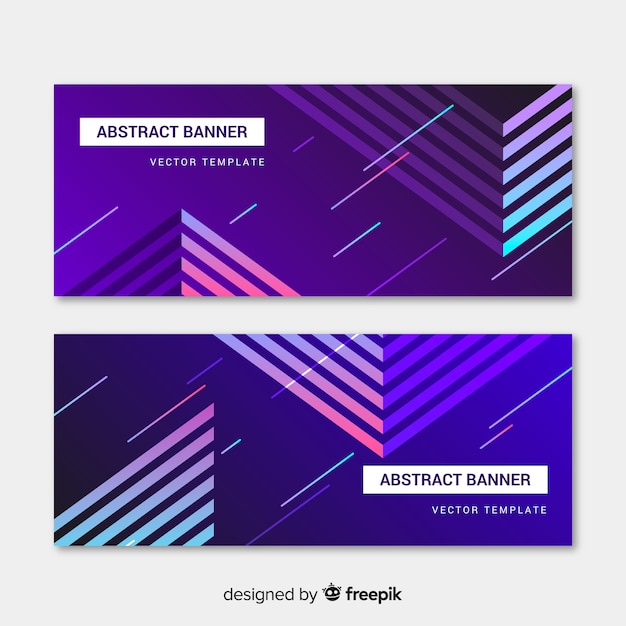 Abstracte banners