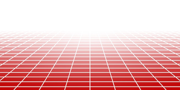 Abstracte betegelde achtergrond met perspectief in rode kleuren