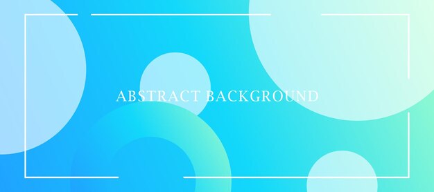 Abstracte blauwe achtergrond met ronde vormen