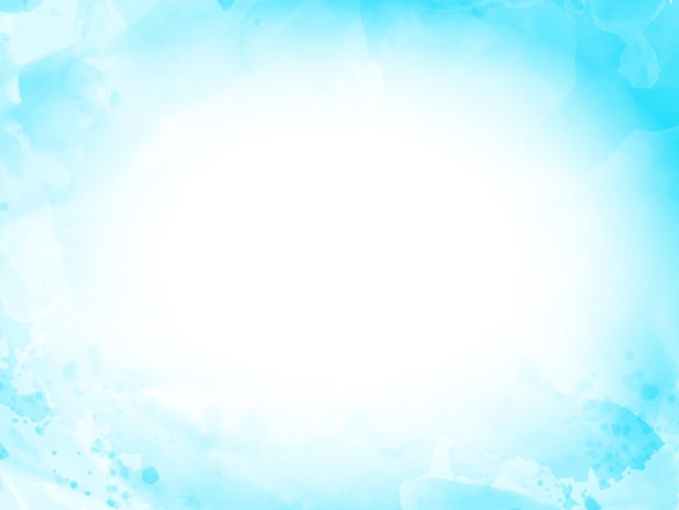 Abstracte blauwe aquarel decoratieve achtergrond ontwerp vector