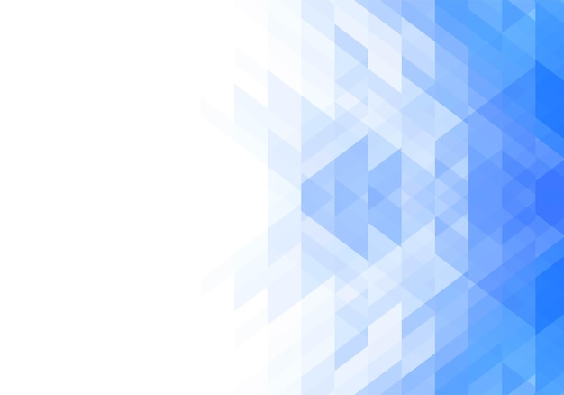 Abstracte blauwe geometrische vormenachtergrond