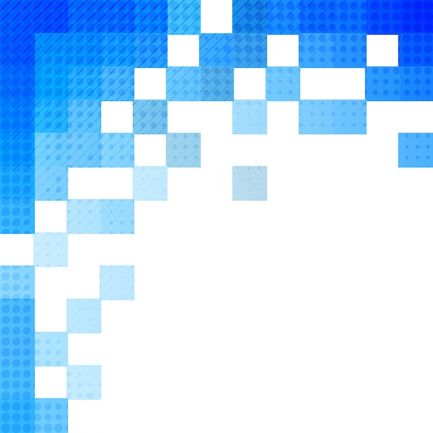 Gratis vector abstracte blauwe mozaïekachtergrond