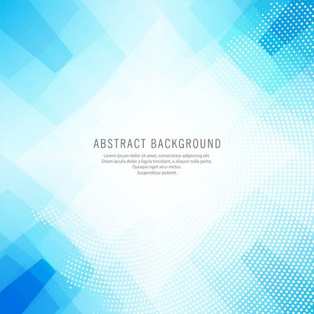 Abstracte blauwe veelhoek achtergrond vector