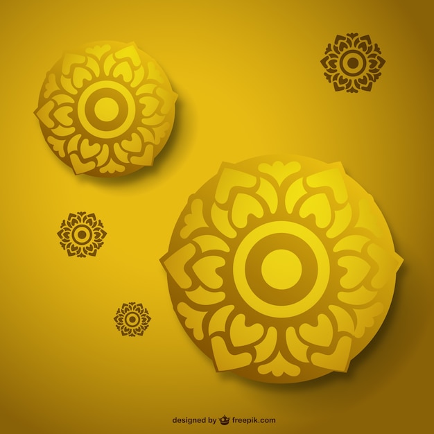 Gratis vector abstracte bloemen