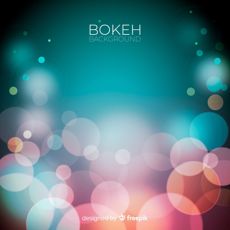 Gratis Vector abstracte bokeh achtergrond