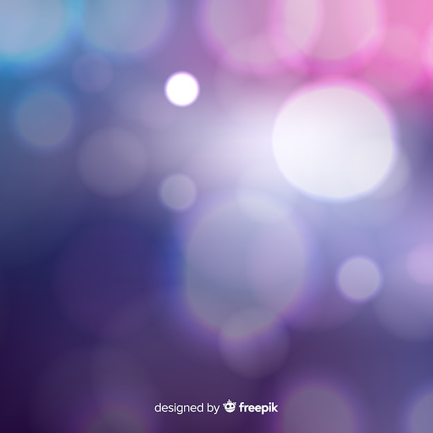 Gratis vector abstracte bokeh steekt achtergrond aan