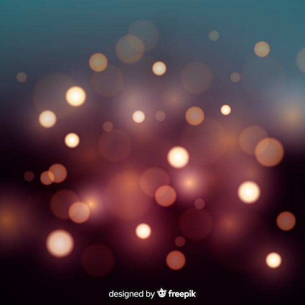 Gratis vector abstracte bokeh steekt achtergrond aan