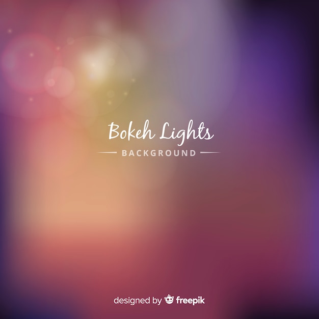 Gratis vector abstracte bokeh steekt achtergrond aan