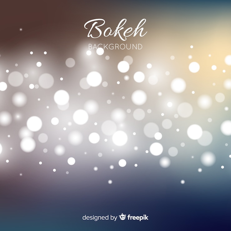 Gratis Vector abstracte bokehlichten bakground