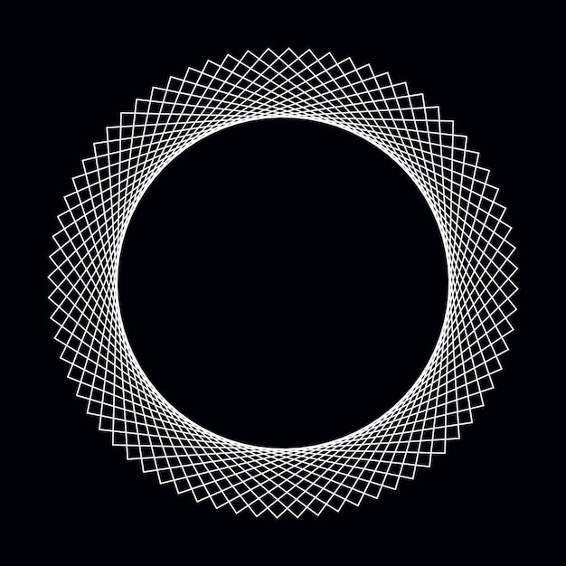 Abstracte cirkel geometrische elementvector