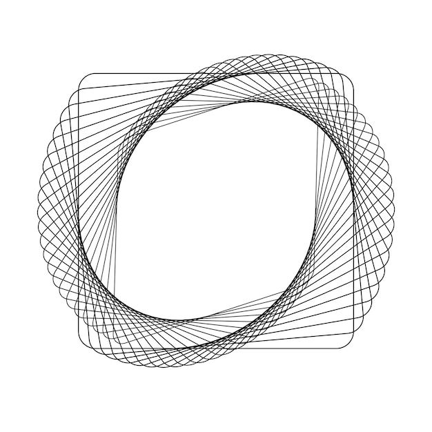 Abstracte cirkel geometrische elementvector