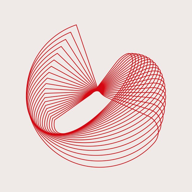 Abstracte cirkel geometrische elementvector