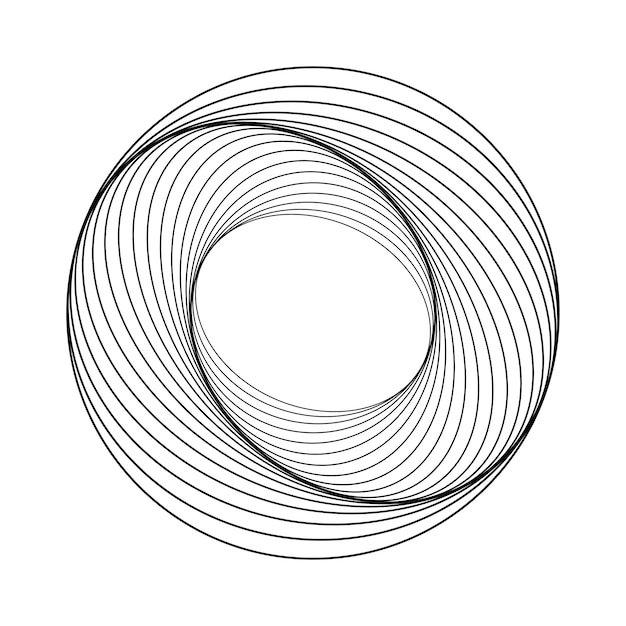 Abstracte cirkel geometrische elementvector
