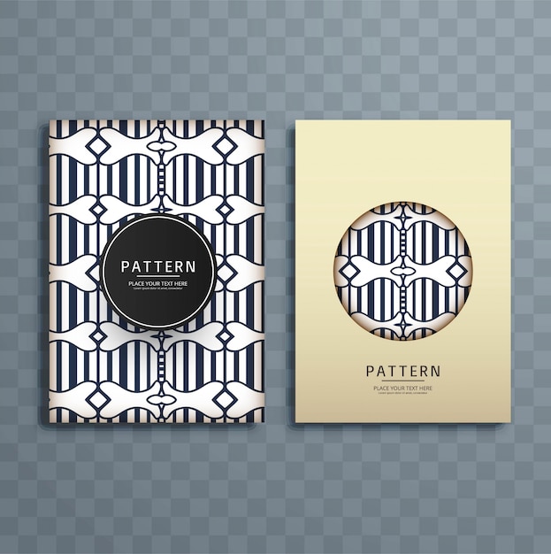 Abstracte creatieve het ontwerpillustratie van de patroonbrochure