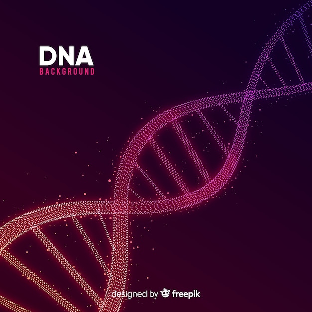 Gratis vector abstracte dna-achtergrond