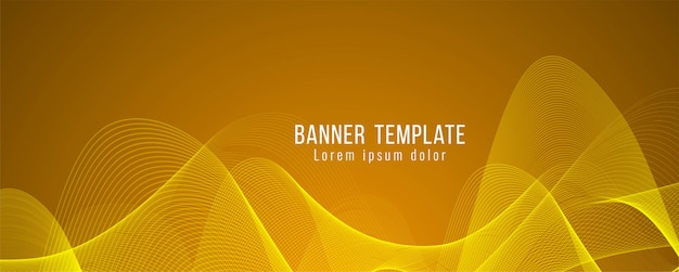 Abstracte elegante heldere banner moderne sjabloon