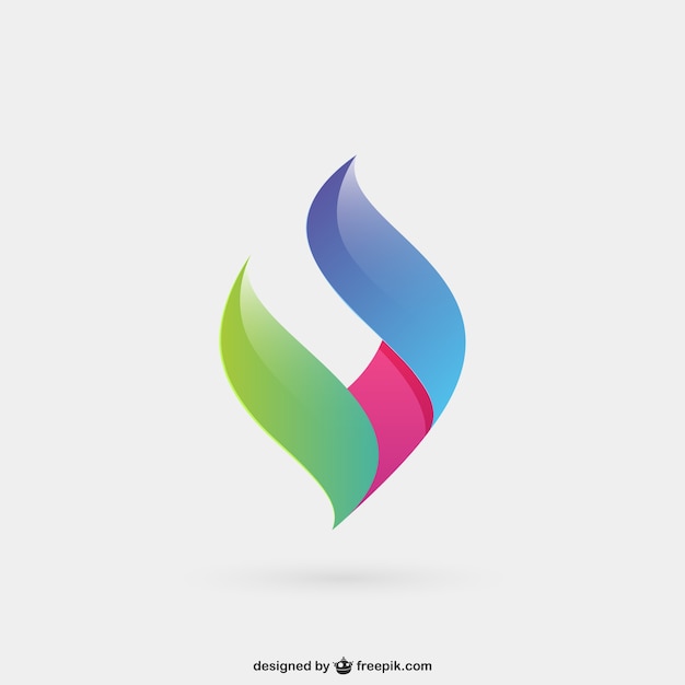 Abstracte en kleurrijke logo