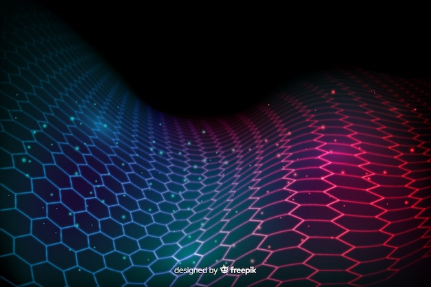 Abstracte equalizer golven achtergrond