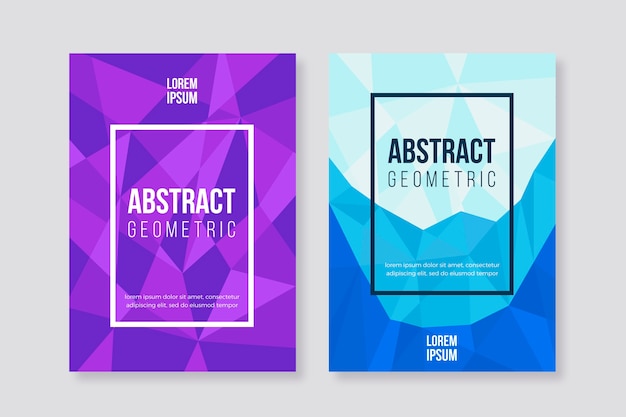 Abstracte geometrische cover-collectie