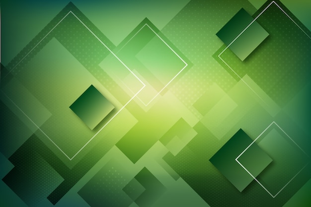 Gratis vector abstracte geometrische groene achtergrond