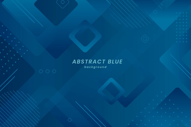 Gratis vector abstracte geometrische klassieke blauwe achtergrond